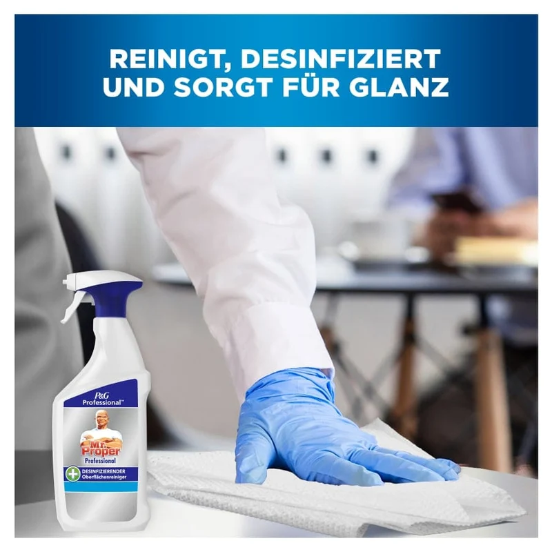 Mr. Proper Professional Desinfizierender Oberflächenreiniger, 750 ml