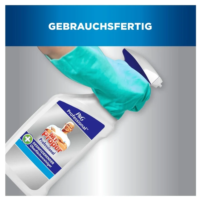 Mr. Proper Professional Desinfizierender Oberflächenreiniger, 750 ml