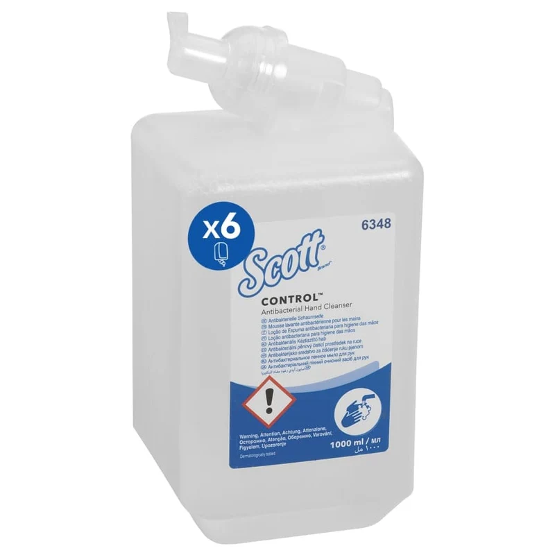 Scott Control antibakterielle Schaumseife, unparfümiert, 1 l
