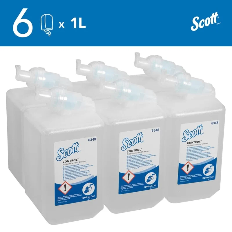 Scott Control antibakterielle Schaumseife, unparfümiert, 1 l
