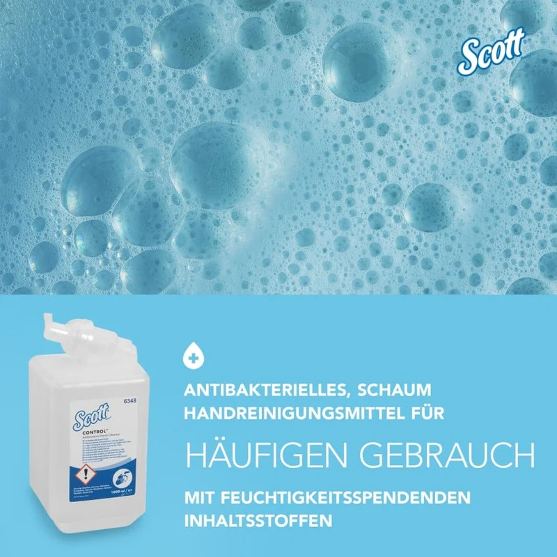Scott Control antibakterielle Schaumseife, unparfümiert, 1 l