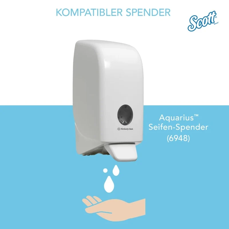 Scott Control antibakterielle Schaumseife, unparfümiert, 1 l