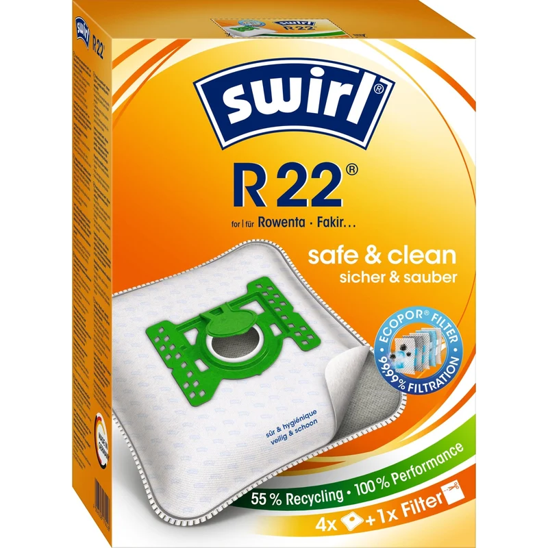 SWIRL R 22 MicroPor Plus Green Staubsaugerbeutel