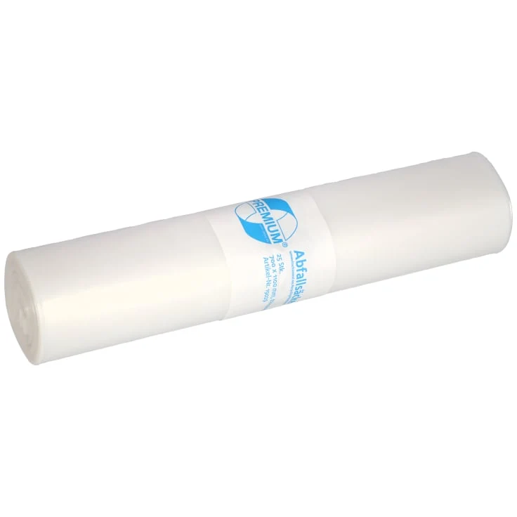DEISS PREMIUM Abfallsack 120 Liter transparent, 1310 g/Rolle, T60