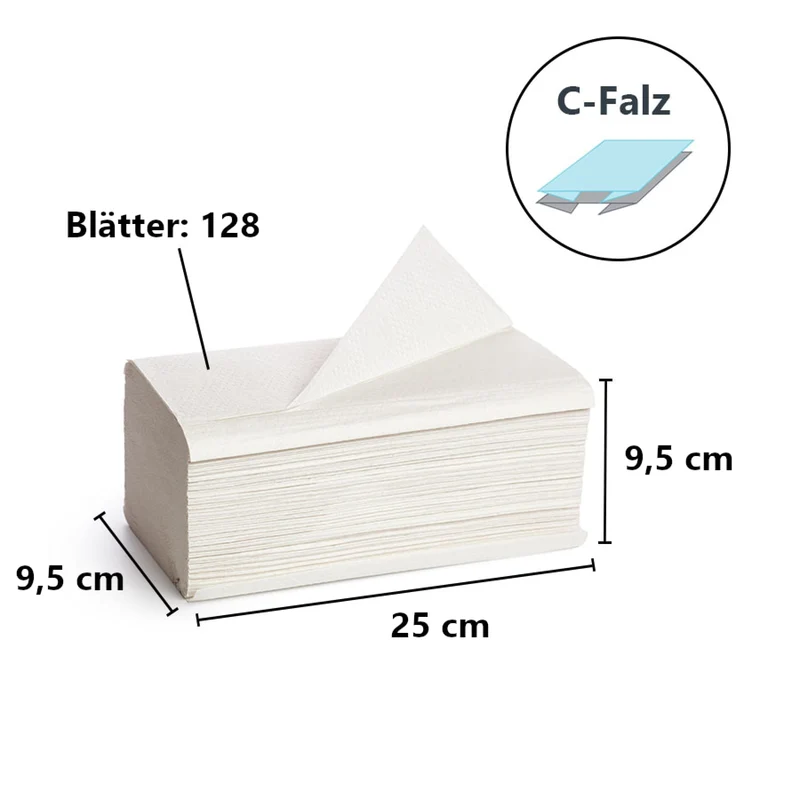Fripa Papierhandtücher ECO, C-Falz, 25 x 33 cm