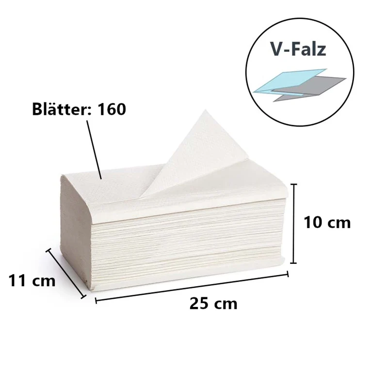 Fripa Papierhandtücher COMFORT, V-Falz, 25 x 23 cm
