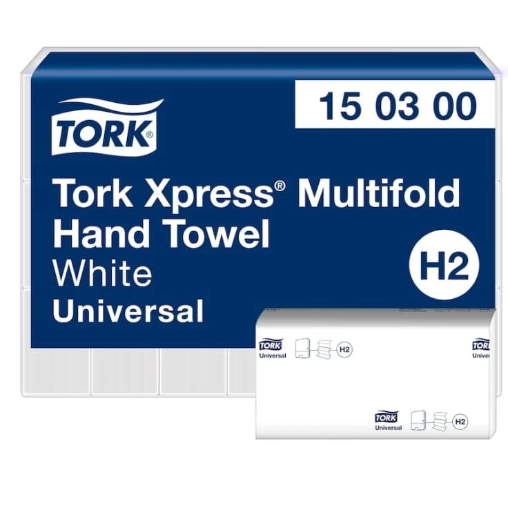 Tork Xpress Multifold-Handtuch Universal H2 2-lagig, weiß