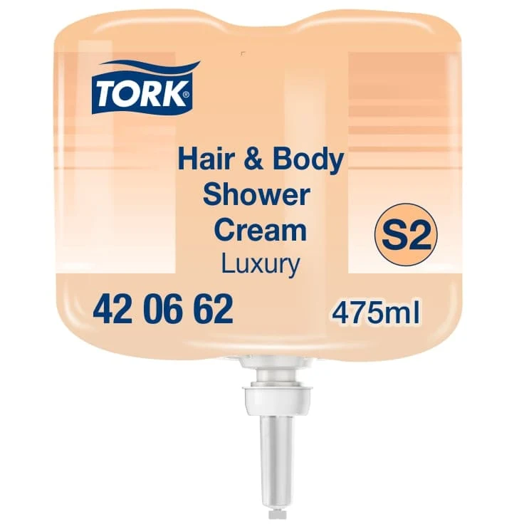 Tork Luxuriöse 3-in-1 Hair & Body Mini-Duschcreme S2 475 ml