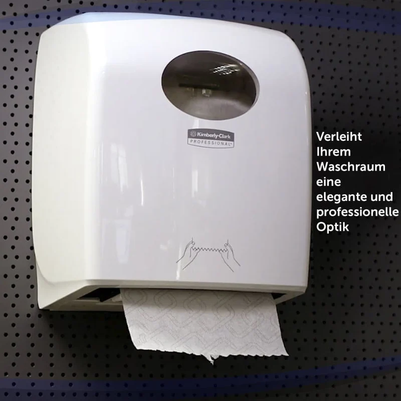 Aquarius Rollenhandtuchspender mit Sichtfenster, weiß
