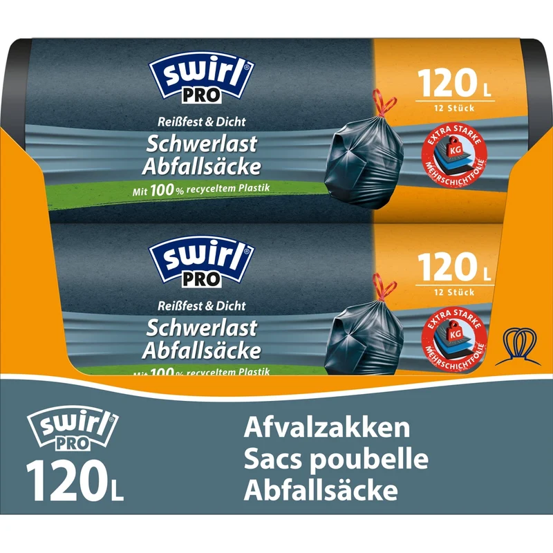 SWIRL Schwerlastsäcke PROFI, 120 Liter