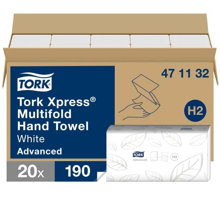 Tork Xpress Multifold Handtuch Advanced H2 2-lagig, weiß