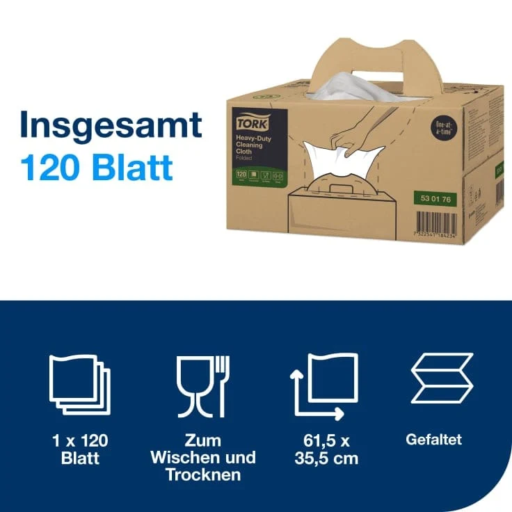 Tork Reinigungstuch Extra Stark W7 1-lagig, weiß