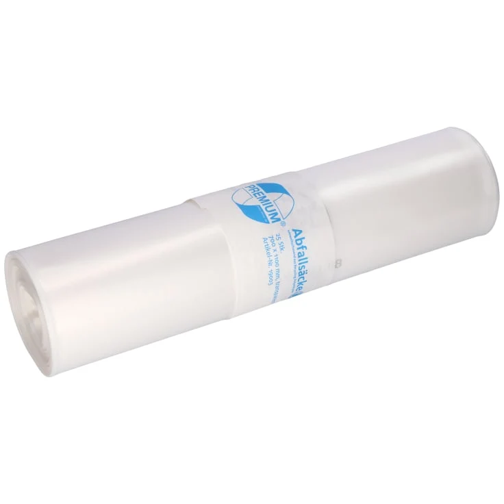 DEISS PREMIUM Abfallsack 120 Liter transp. 1770 g/ Rolle, Typ 100
