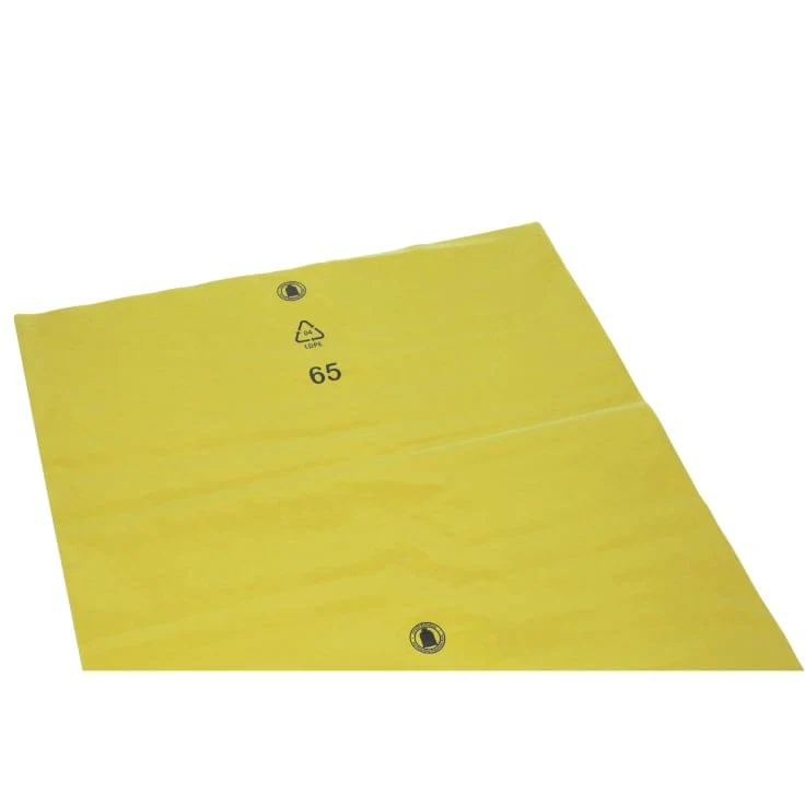 DEISS LDPE Abfallsack 120 Liter, gelb, Typ 150