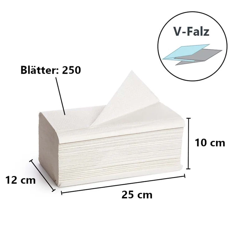 Fripa PLUS Papierhandtücher, 25 x 23 cm, 1-lagig