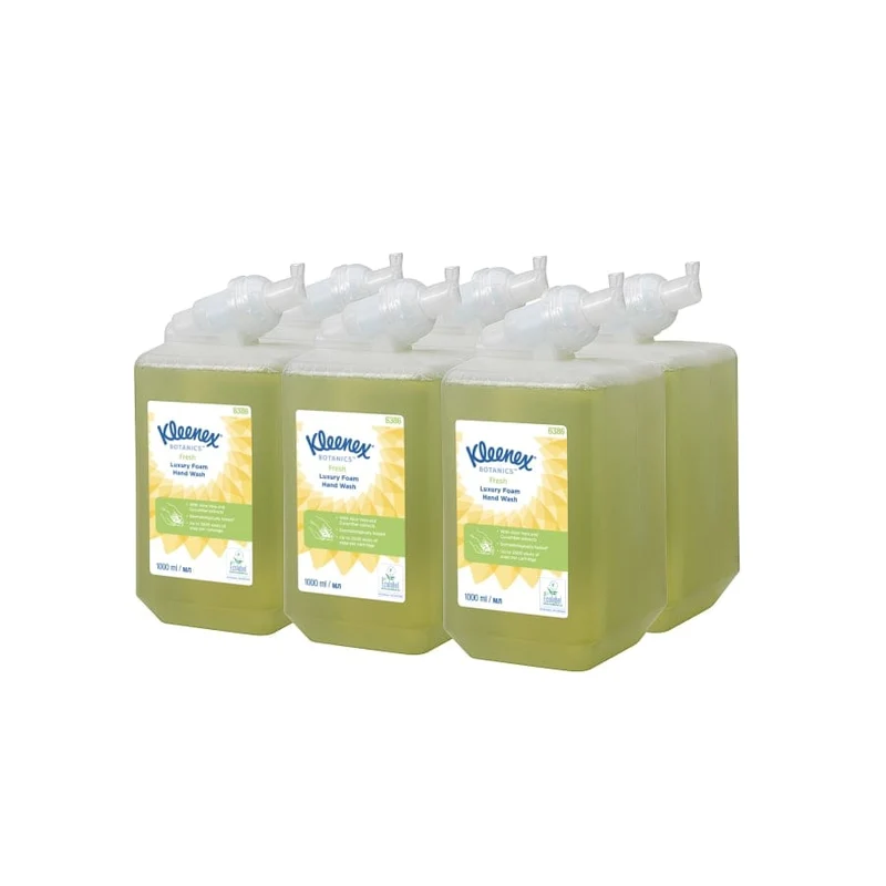Kleenex Botanics Fresh Schaumseife grün, 1-Liter-Kassette