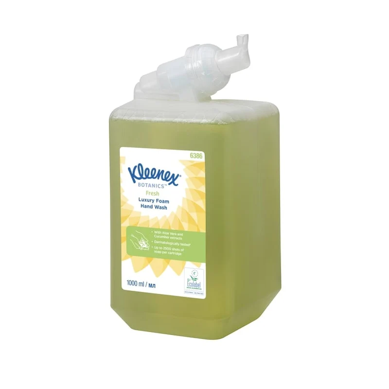 Kleenex Botanics Fresh Schaumseife grün, 1-Liter-Kassette