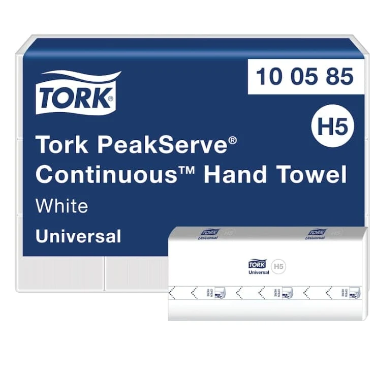 Tork PeakServe Endlos-Papierhandtuch H5 1-lagig, weiß