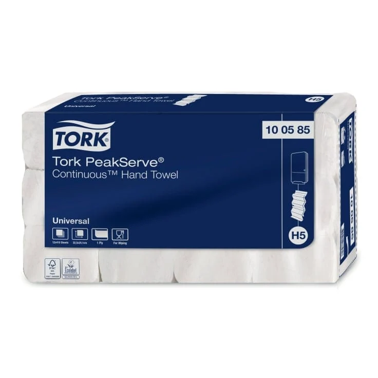 Tork PeakServe Endlos-Papierhandtuch H5 1-lagig, weiß