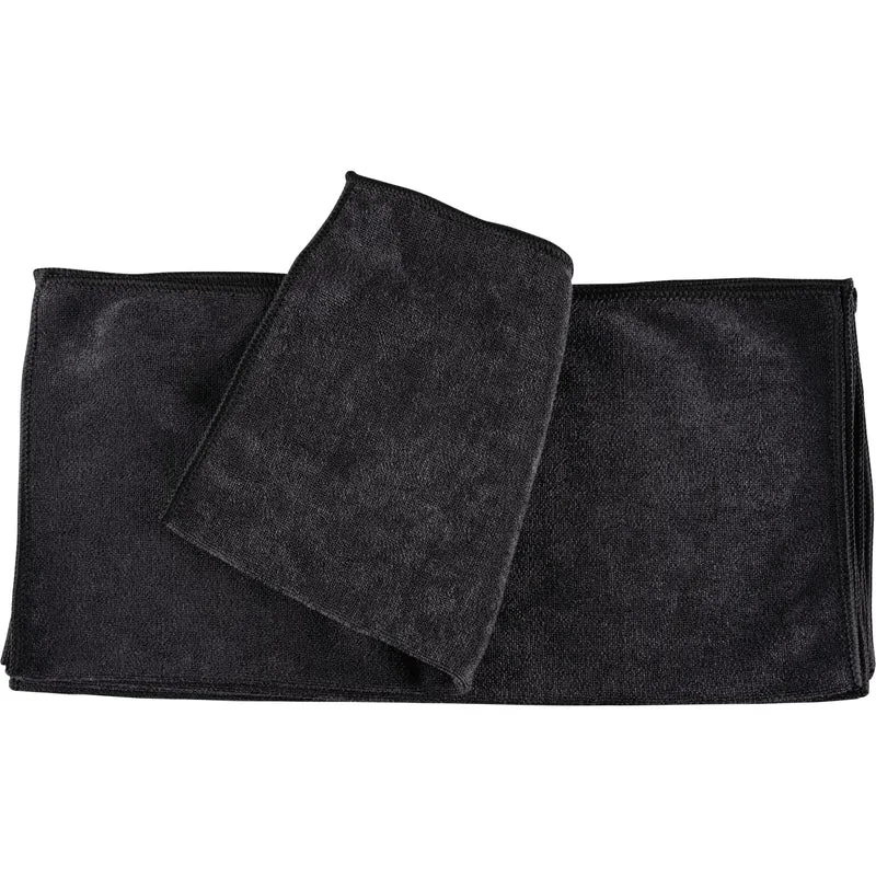 ABENA Mikrofasertuch Shiny-Stretch, 40x40 cm, schwarz