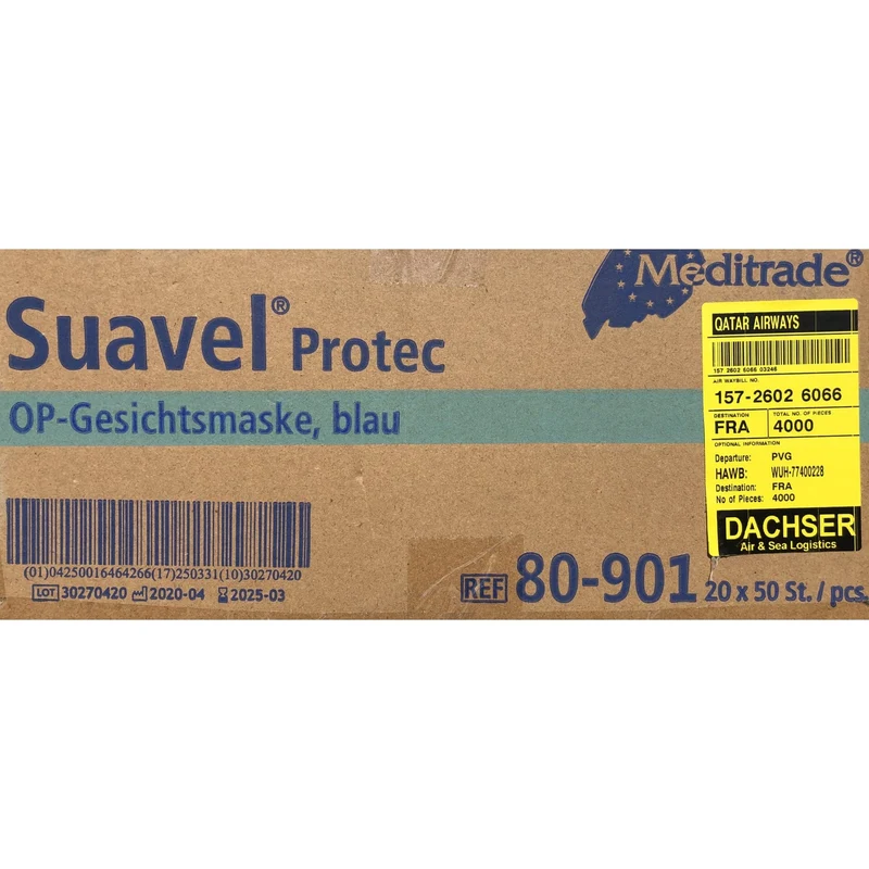 Meditrade Suavel® Protec medizinischer Einmalmundschutz