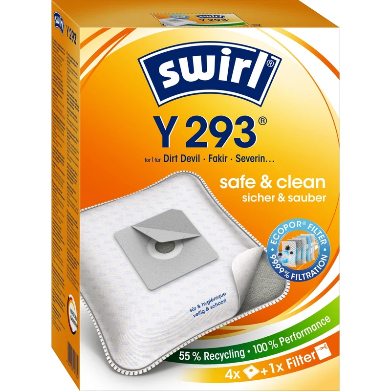SWIRL Y 293 EcoPor Staubsaugerbeutel