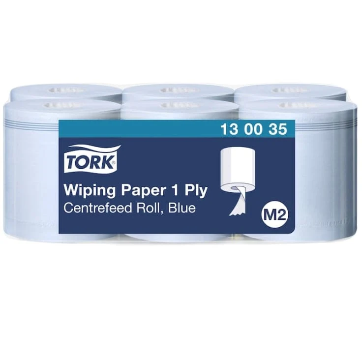 Tork Papierwischtuch Premium M2 1-lagig, blau, 165 m
