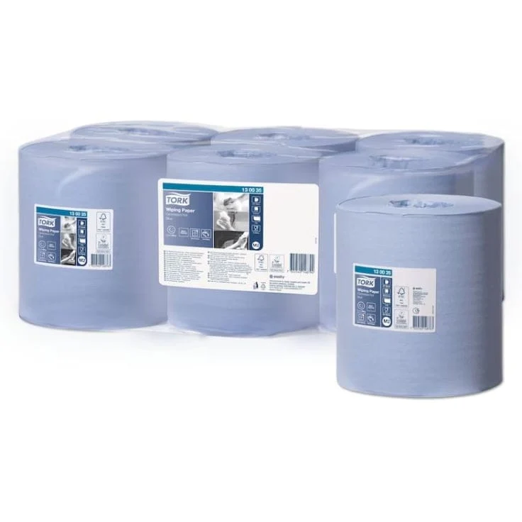 Tork Papierwischtuch Premium M2 1-lagig, blau, 165 m