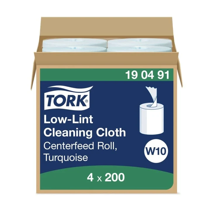 Tork Fusselarmes Reinigungstuch W10 türkis, 60 m