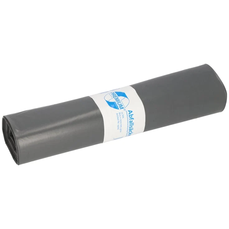 DEISS PREMIUM Abfallsäcke 120 Liter grau ca. 1656 g/ Rolle, T70