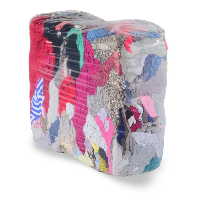 Funny Trikotputzlappen, extra hell, 10 kg Ballen