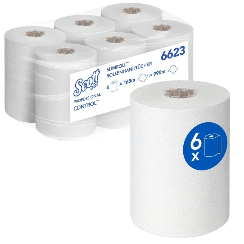 Scott Control Slimroll Handtuchrolle, 1-lagig, 165 m