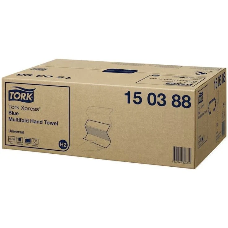 Tork Xpress Multifold Handtücher H2 2-lagig, blau