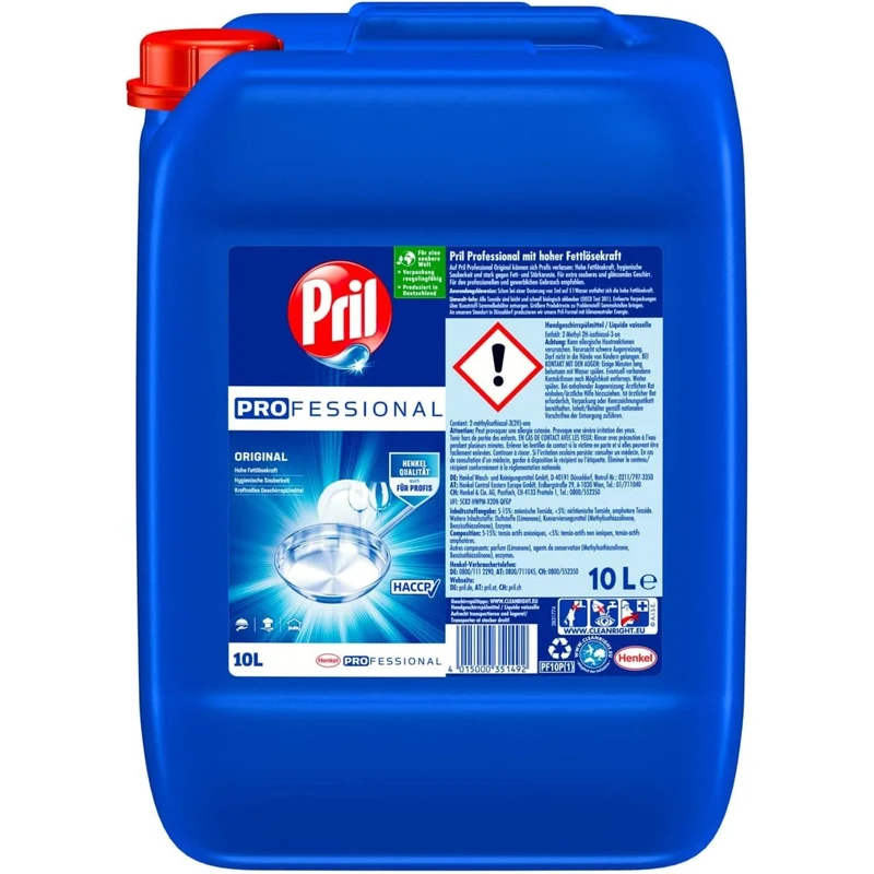 Pril Professional Original Handgeschirrspülmittel, 10 l