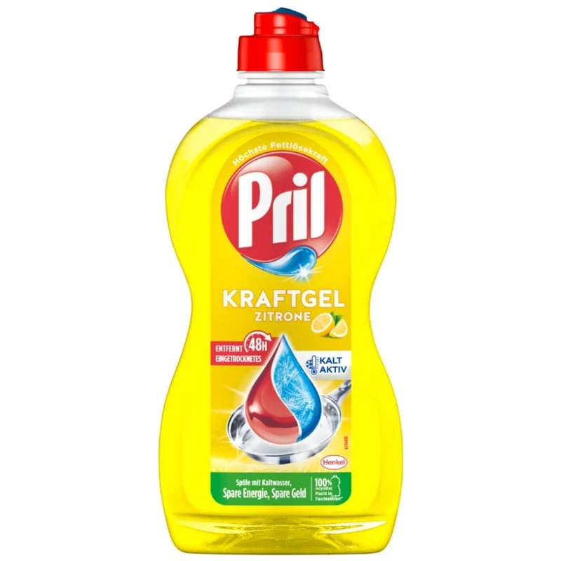 Pril Kraft-Gel Zitrone Handspülmittel, 450 ml