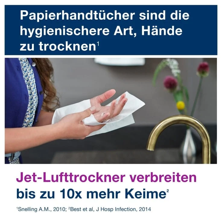 Tork Xpress weiche Multifold Papierhandtücher H2 2-lagig, weiß