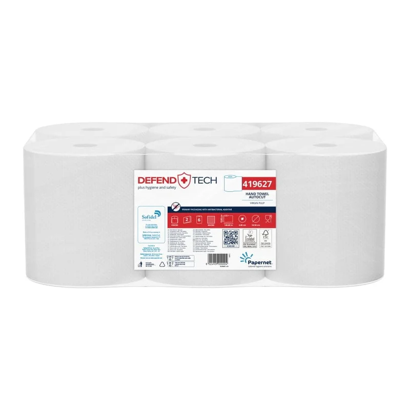 Papernet Defend Tech Autocut Handtuchrolle 2-lagig, 140 m