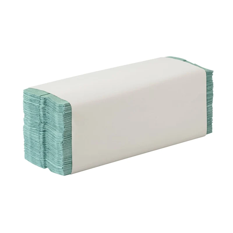 racon® easy Falthandtücher, 31 x 25 cm, 1-lagig, grün