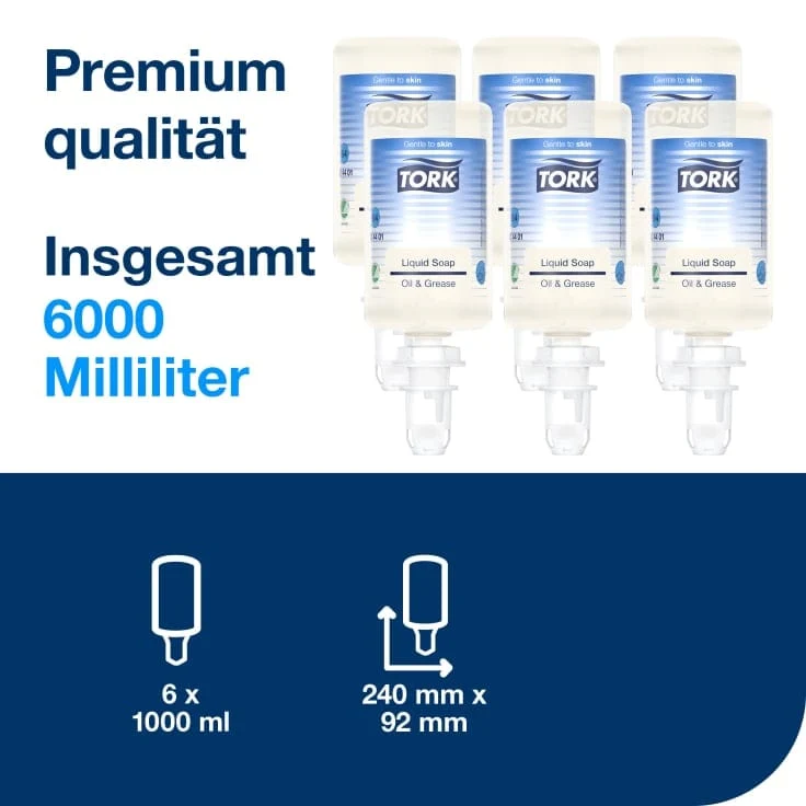 Tork Fettlösende Flüssigseife S4 1 l