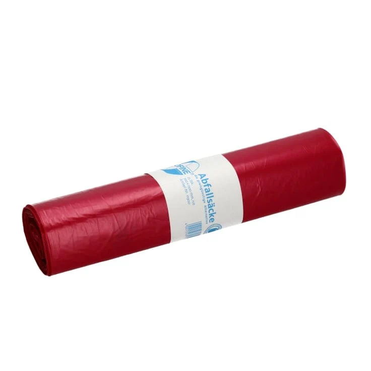 DEISS ECOFINE Abfallsack 120 Liter rot, ca. 890 g/ Rolle Typ 60