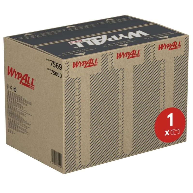 WypAll ForceMax Wischtücher viertelgefaltet, blau