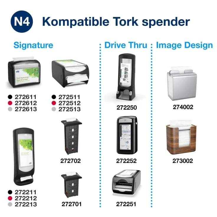 Tork Xpressnap Spenderserviette N4 natur 1-lagig, 21,3 x 33 cm