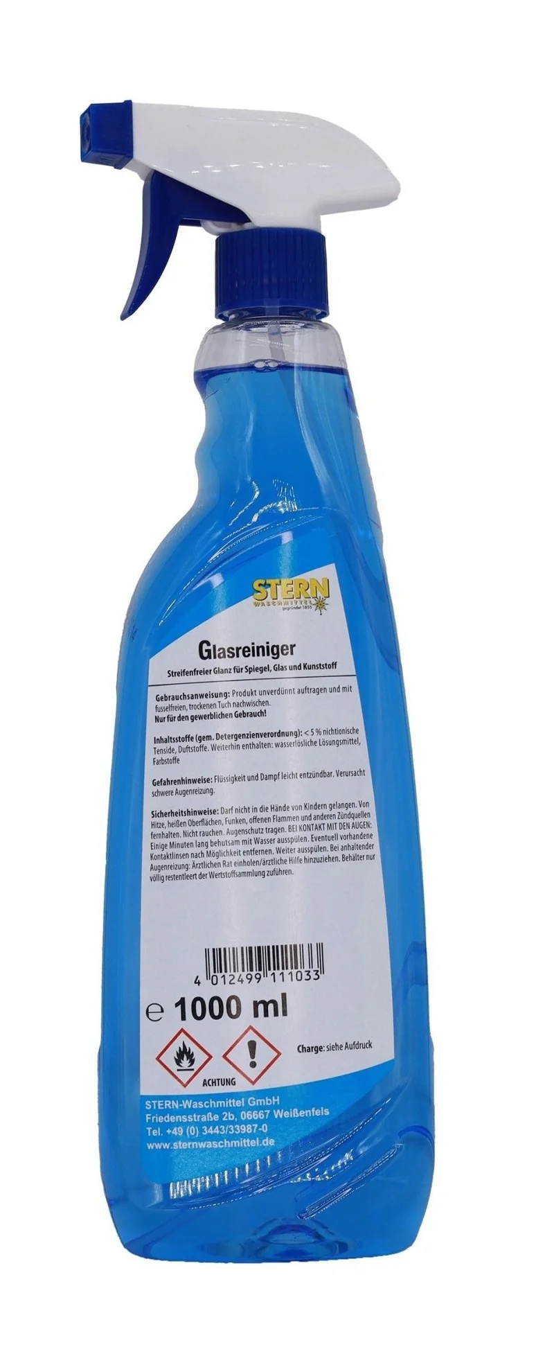 STERN Glasreiniger mit Sprühaufsatz 1l | Flaschen (1 l)