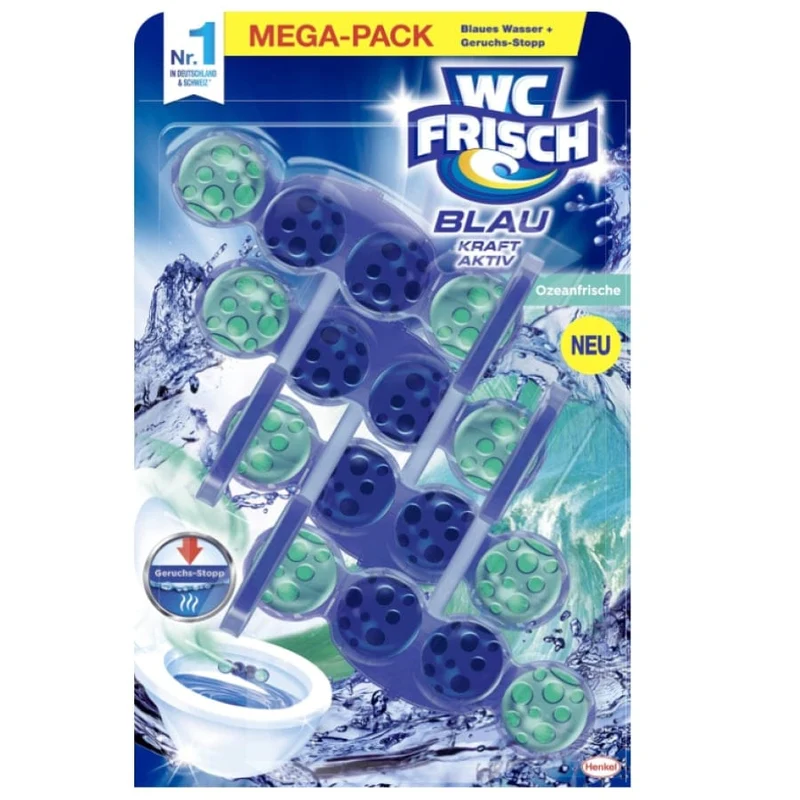 WC Frisch Kraft-Aktiv WC-Duftspüler Blau, Ozeanfrische