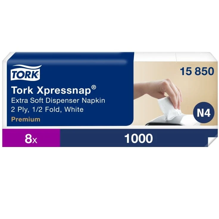 Tork Xpressnap Extra Soft Spenderserviette N4 2-lagig, weiß