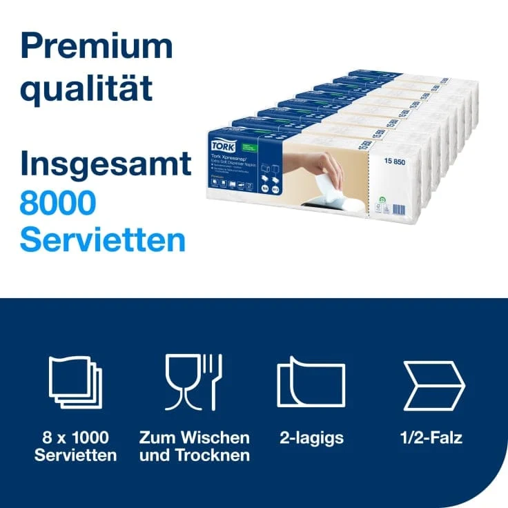 Tork Xpressnap Extra Soft Spenderserviette N4 2-lagig, weiß
