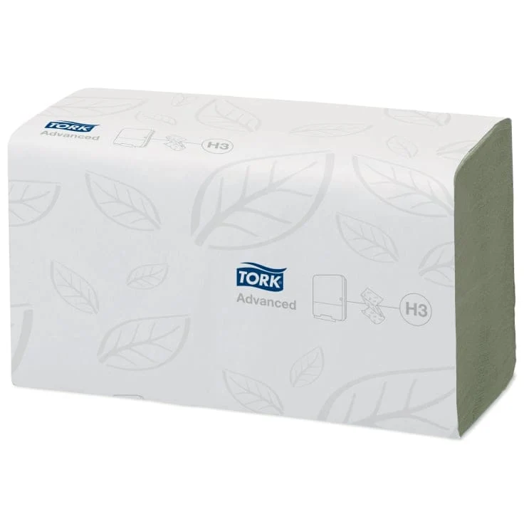 Tork Zickzack-Handtücher Advanced H3 2-lagig, grün