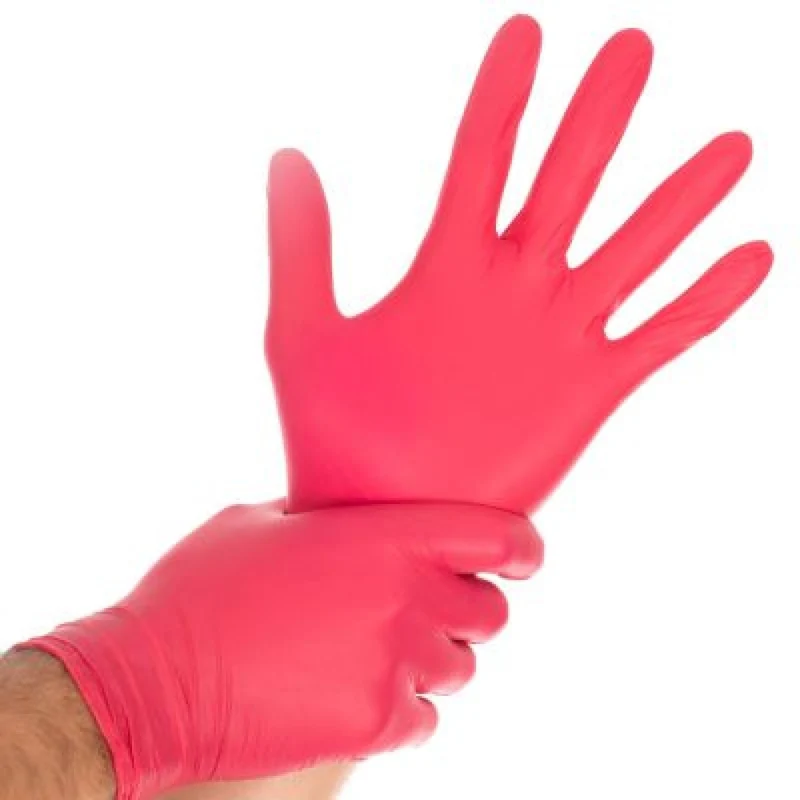 HYGOSTAR® Safe Light Nitrilhandschuhe, puderfrei, rot