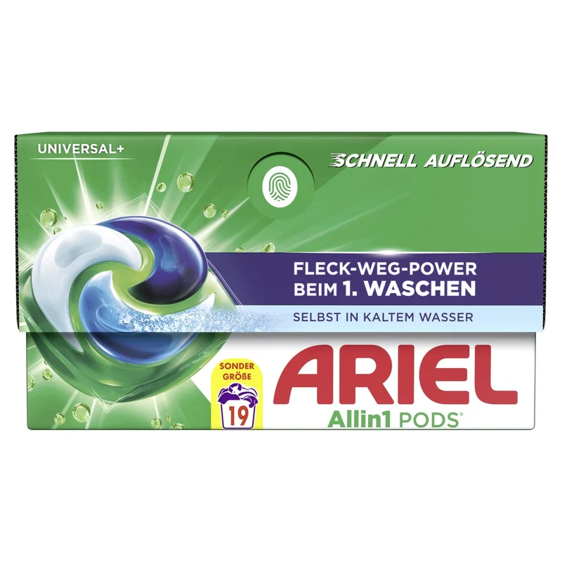Ariel All-in-1 PODS Universal+ Vollwaschmittel, 15 bis 82 Pods