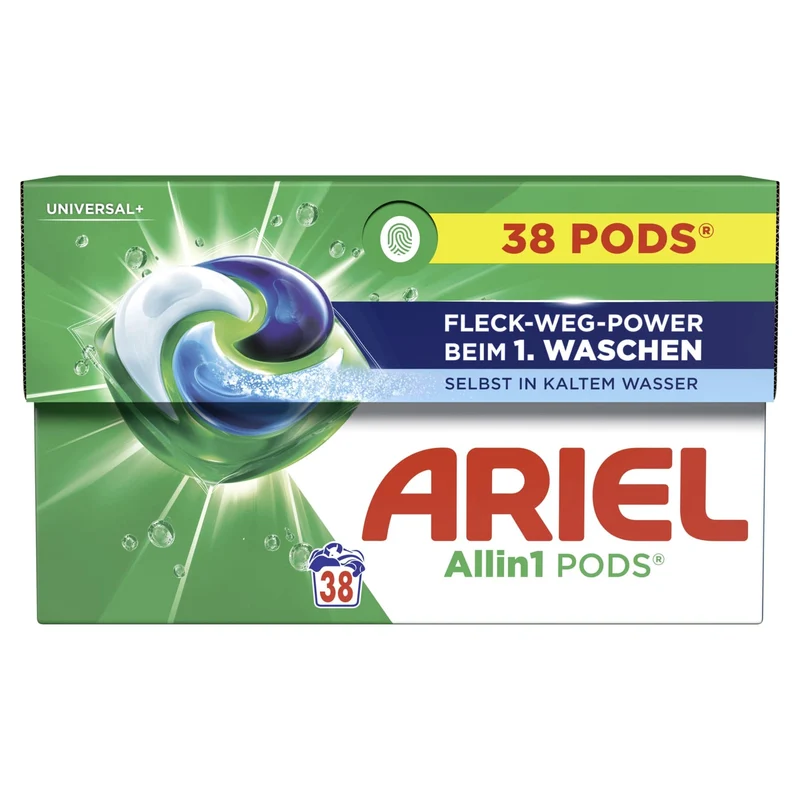 Ariel All-in-1 PODS Universal+ Vollwaschmittel, 15 bis 82 Pods
